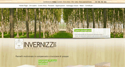 Desktop Screenshot of invernizzi-spa.com