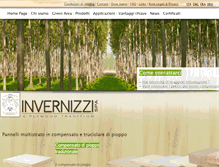 Tablet Screenshot of invernizzi-spa.com